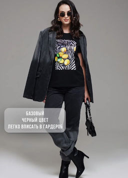 Футболка с шёлковой вставкой FSK070 - Sahar art lab фото 21