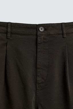 RELAXED FIT PLEATED TROUSERS - Zara фото 8