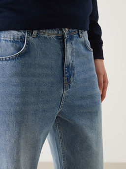 Baggy Fit Erkek Jean Pantolon