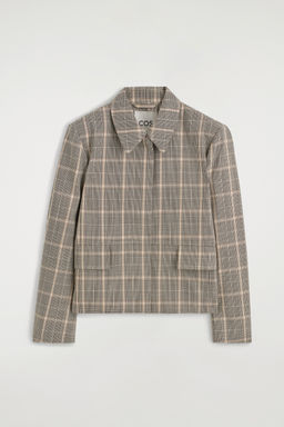 CHAQUETA LANA CUADROS