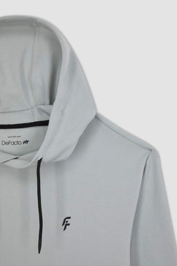 DeFactoFit Толстовка стандартного кроя с капюшоном и принтом  фото 9