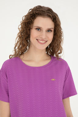 Женская фиолетовая футболка - U.s. polo assn фото 9