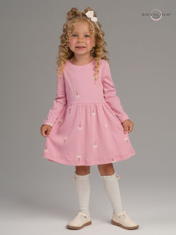 Платье Элла астра на пудре