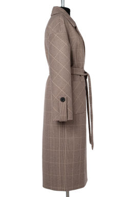 Пальто женское демисезонное (пояс) - El podio фото 8