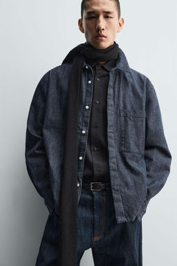 RELAXED FIT DENIM SHIRT - Zara фото 5