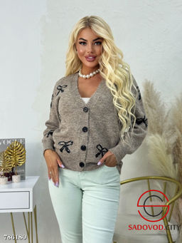 Кардиган укороченный на пуговицах - Bruno фото 10