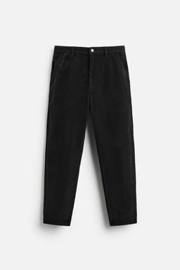 CARROT FIT CORDUROY TROUSERS - Zara фото 6