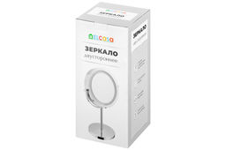 Зеркало двустороннее на подставке 20,5*13,5*33 см Хром со светод.подсвет.,с кнопоч.переключат. - Elan gallery фото 9