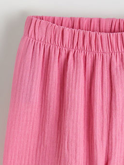 Beli Lastikli K?z ?ocuk Geni? Pa?a Pantolon