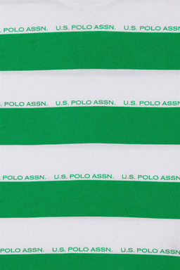 Детская зеленая футболка с круглым вырезом Неожиданная скидка в корзине - U.s. polo assn фото 5