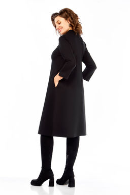 Платье Olga Style С971 черный-паетки