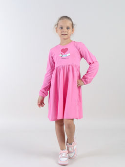 CRB wear / CWKG 63936-27 Платье для девочки,розовый  фото 3