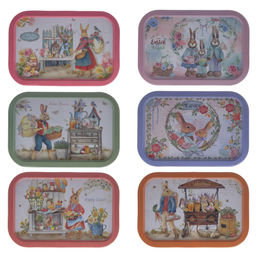 Поднос Пасхальный, L35 W23,5 H1,5 см, 6в.