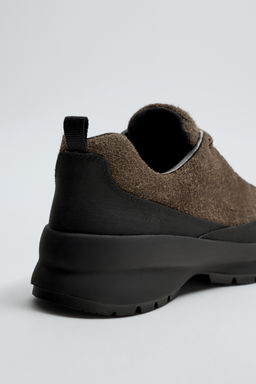 ZAPATILLA PIEL TREK / Marr?n - Zara фото 6