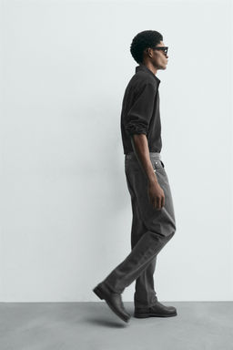 RELAXED STRAIGHT-LEG JEANS - Zara фото 7