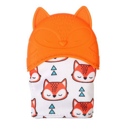 Прорезыватель-рукавичка Крошка Я «Лисичка», от 3 мес.