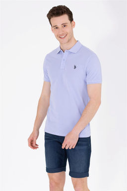 U. S. Polo Assn Мужская синяя базовая футболка с воротником-поло - U.s. polo assn фото 8