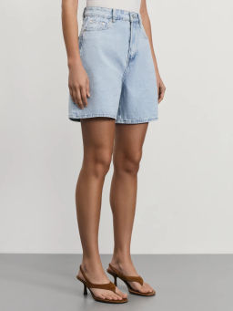 Джинсовые шорты А-силуэта / Zarina  фото 4