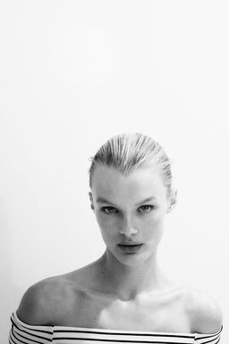 Top off-the-shoulder en punto - H&m фото 3