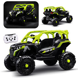 Электромобиль детский "Багги" (цвет зеленый)