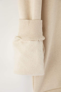 Siyah Regular/Normal Kesim Dik Yaka Kal?n Ici Polarl? Sweatshirt TMNAW26SW00021 - Trendyolmilla фото 11