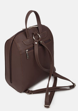 Рюкзак Модель №1528 | кожзам | зернистая | коричневый | Р900-2 | 31844 - L-craft фото 6