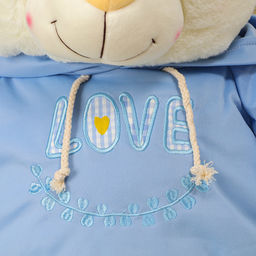 Мягкая игрушка «Медведь», в кофте, 95 см, цвет белый