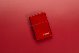 Зажигалка ZIPPO Логотип с металлизированным красным покрытием | Logo Metallic Red 49475ZL  фото 12