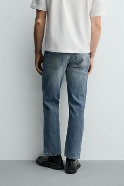 JEANS REGULAR FIT / Azul medio - Zara фото 3