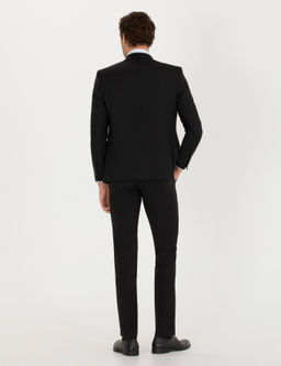 Черные зауженные брюки из ткани - Cacharel фото 4