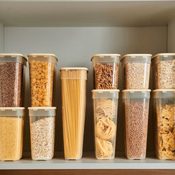 Контейнеров для сыпучих продуктов, набор 4 штуки: 1л, 1,4л 2шт, 1,8л, полипропилен, слоновая кость (Россия) - Домашняя мода фото 4