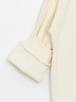 Polo Yaka Uzun Kollu Snoopy Bask?l? Erkek Bebek Sweatshirt - Waikiki фото 2