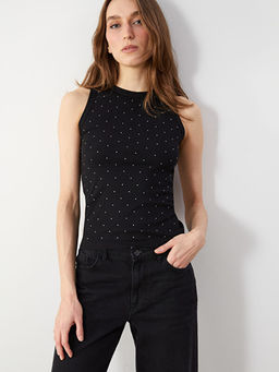 Bisiklet Yaka Ta?l? Kad?n Atlet