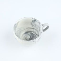 Кофейная пара маме Самой нежной, набор: кружка 150 мл, блюдце