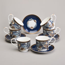 ЧАЙНЫЙ НАБОР LEFARD ART COLLECTION НА 6 ПЕР. 12 ПР. 280 МЛ