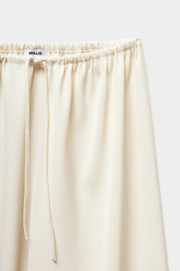 Брюки прямые на кулиске из костюмной ткани - Mollis фото 6