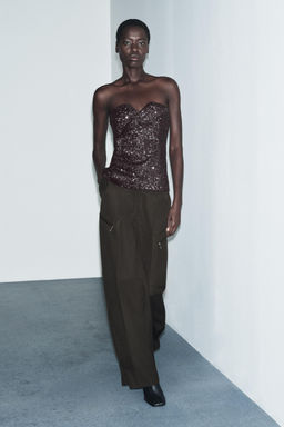 ZW COLLECTION LIMITED EDITION CARGO TROUSERS WITH ZIP