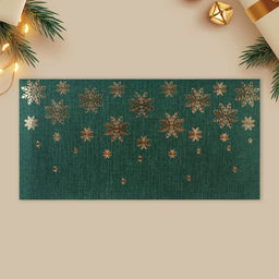 Конверт для денег, набор 10 штук, «С Новым годом», тиснение, 22×11 см