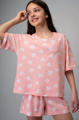 Пижама для девочки с шортами Happyfox