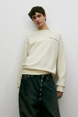 Sudadera con estampado Loose Fit - H&m фото 4