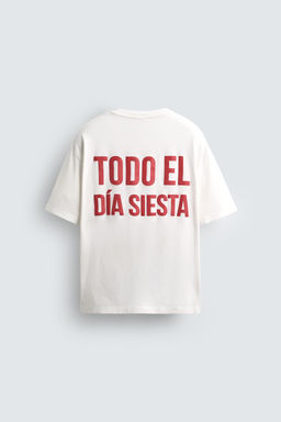 SIESTA SLOGAN T-SHIRT - Zara фото 8