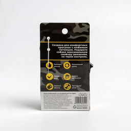 Рулетка Особая охрана 3 м, max=12 кг, чёрная - Пушистое счастье фото 5