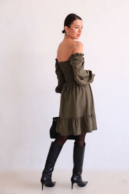 Martichelli Платье хаки фото 11