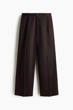 Pantal?n en mezcla de lino Loose Fit - H&m фото 2