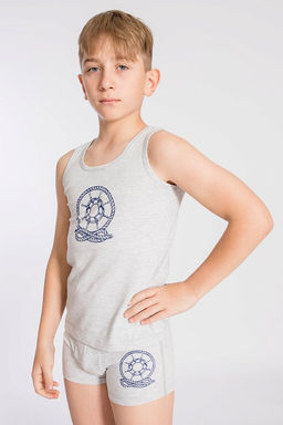 Пижамный комплект М21904Пм Меланж - Елена фото 2