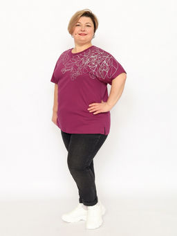 CRB wear/CSLW 60358-43 Футболка женская,голубой/Ex.Cherubino  фото 39