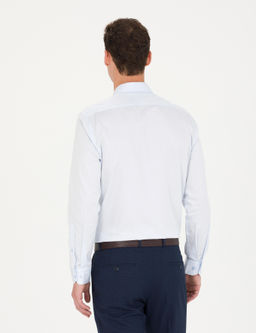 A__k Mavi Slim Fit Uzun Kollu Basic G_mlek - Pierre cardin фото 5