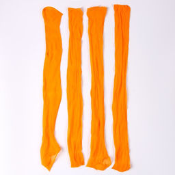 Капрон для кукол и цветов, набор 4 шт., размер 1 шт. — 45×6 см, цвет персиковый