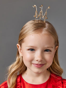 ACOOLA / Ободок детский Mong золотистый