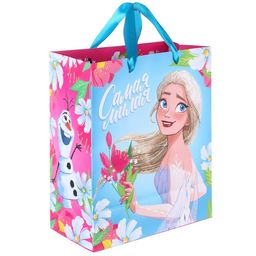 Пакет ламинированный вертикальный, "Самая милая", Холодное сердце, 23х27х11,5 см